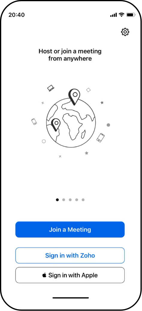 Join online meetings from mobile devices - Zoho Webinar