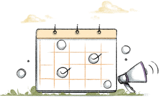 Schedule and promote