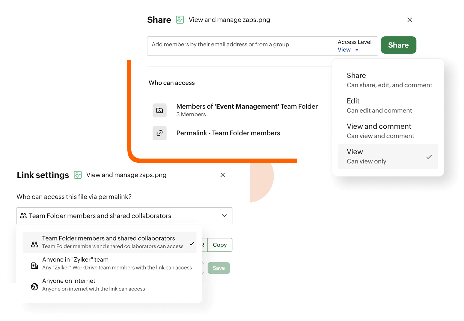 Granular admin controls and policies