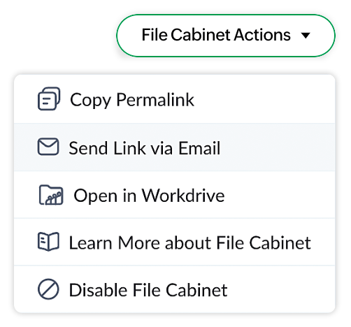 Share files with unique links