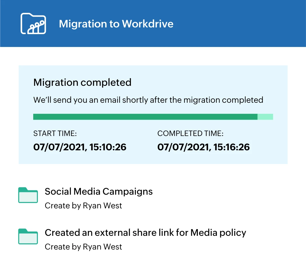 Migra tus datos con facilidad