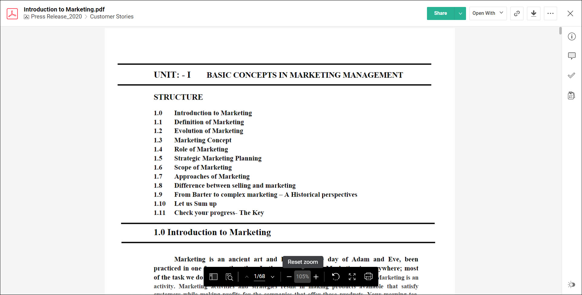 Preview enhancements