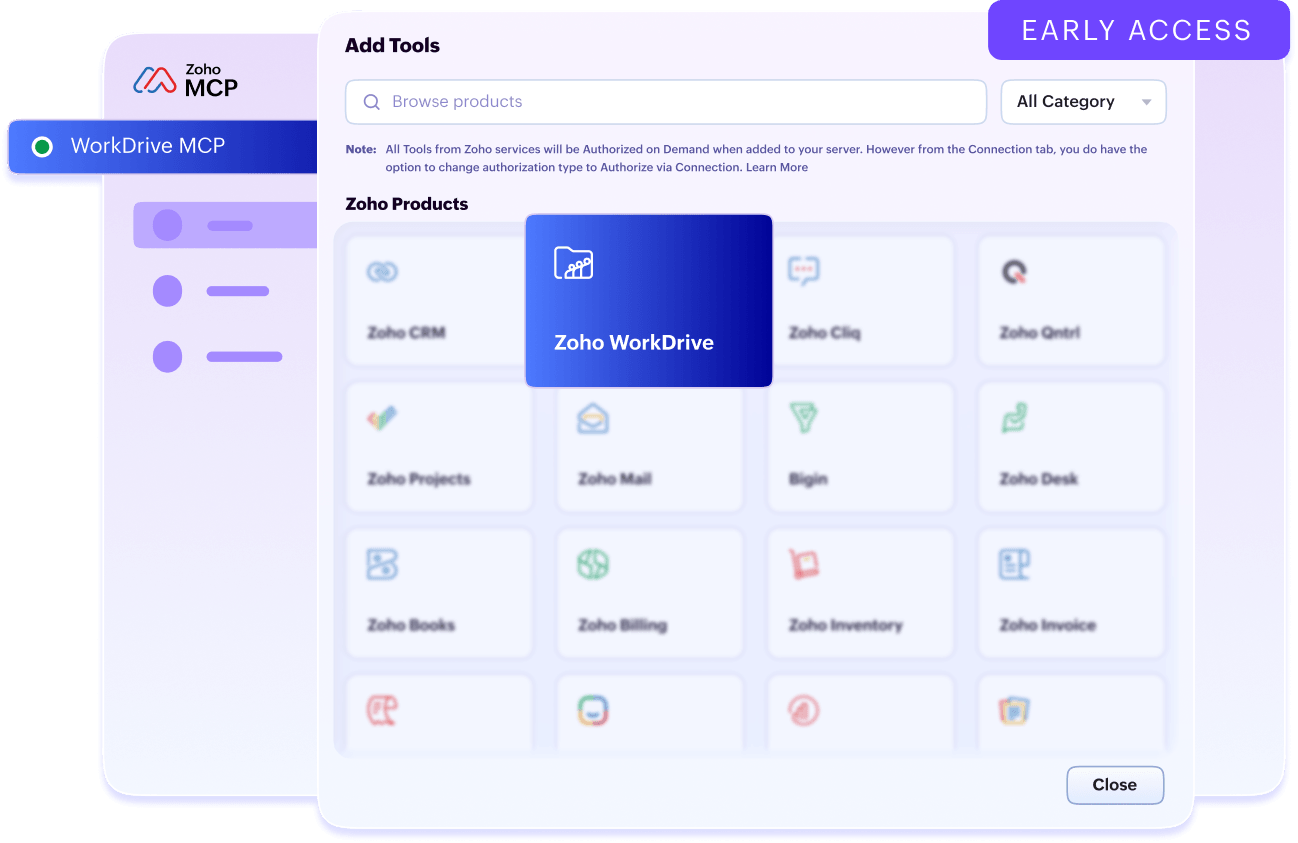 AI orchestration with Zoho MCP