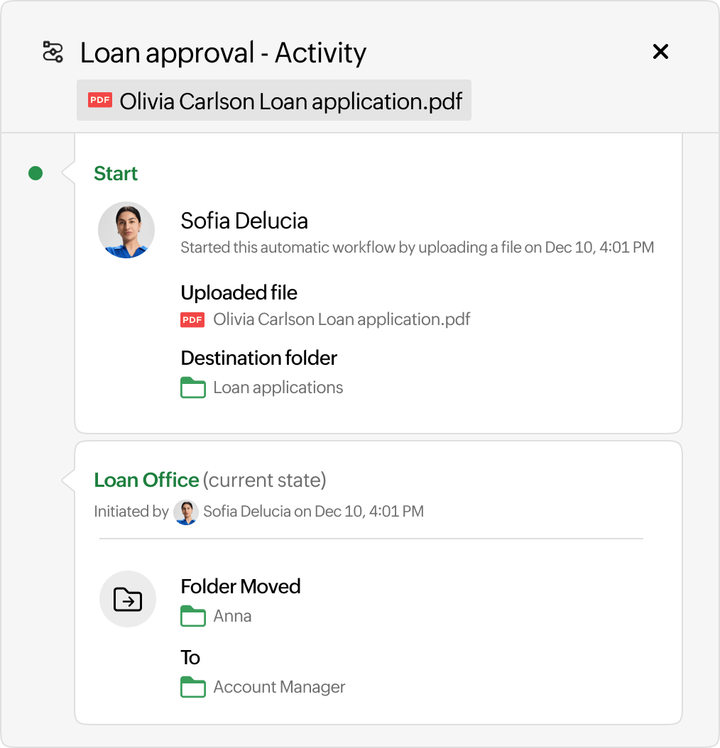Automate file movement after every workflow stage