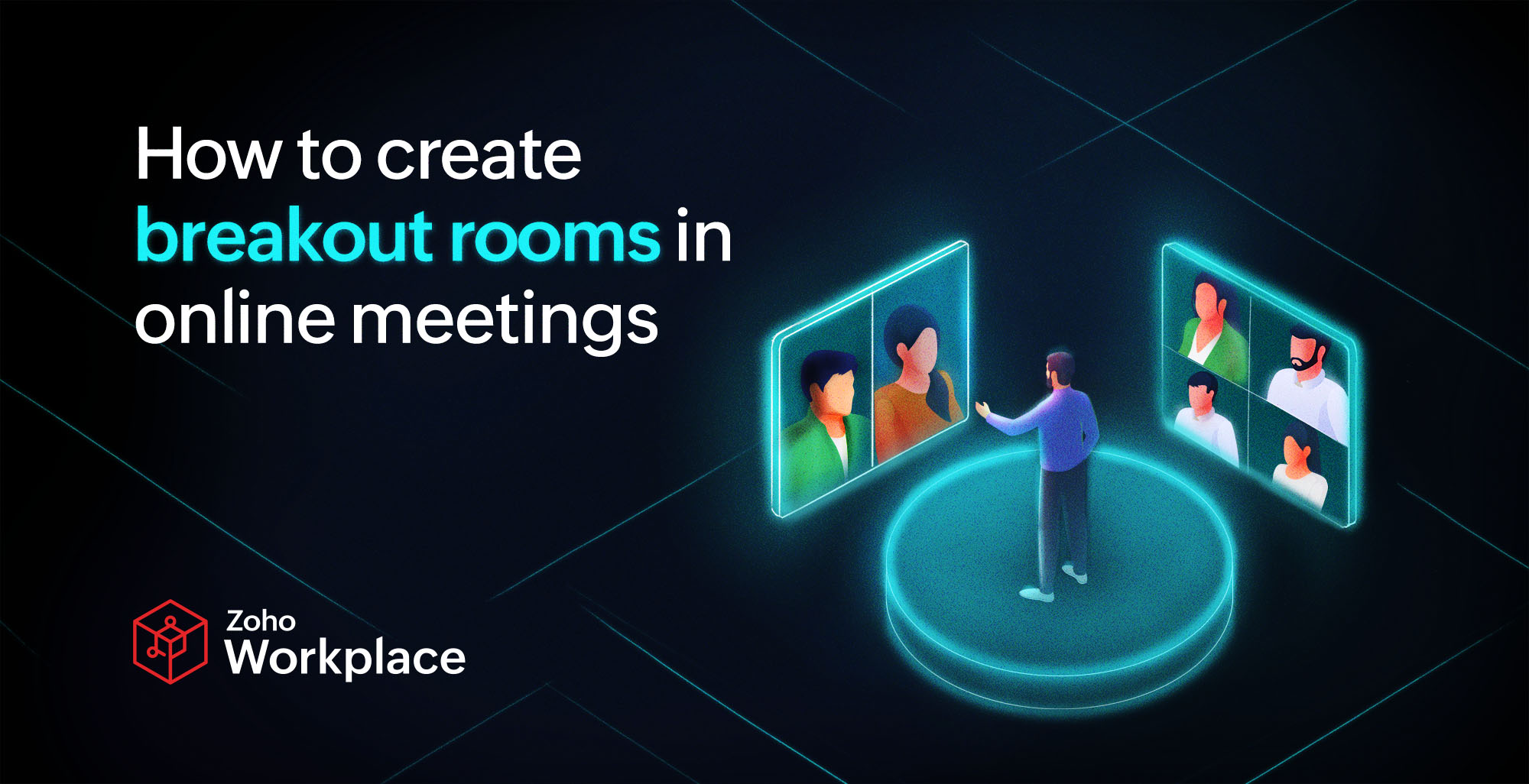 Breakout rooms in online meetings