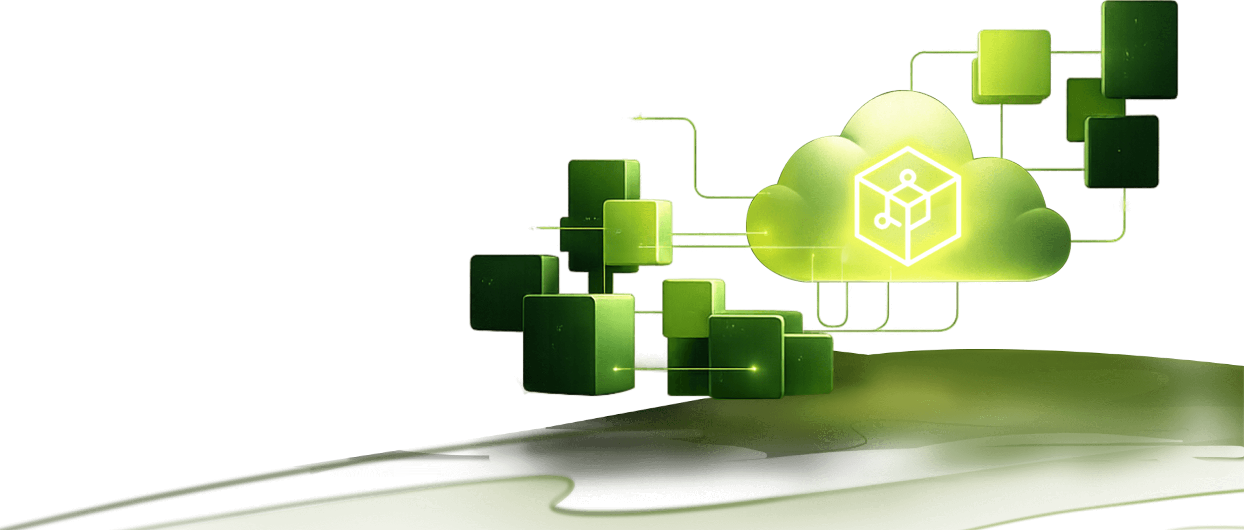 Illustration representing bundled internet, email, and productivity services for businesses