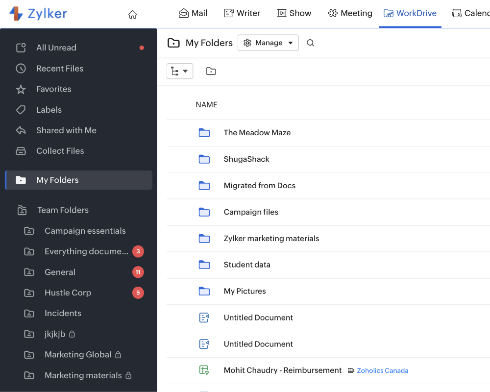 Zoho Workplace | Security and Data Protection