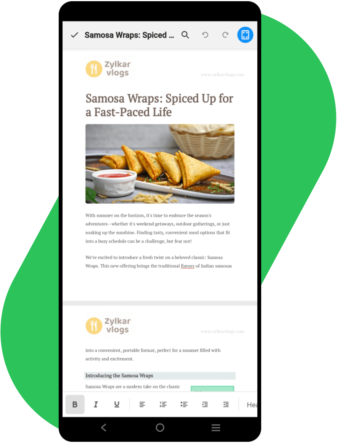 Desktop app screenshot