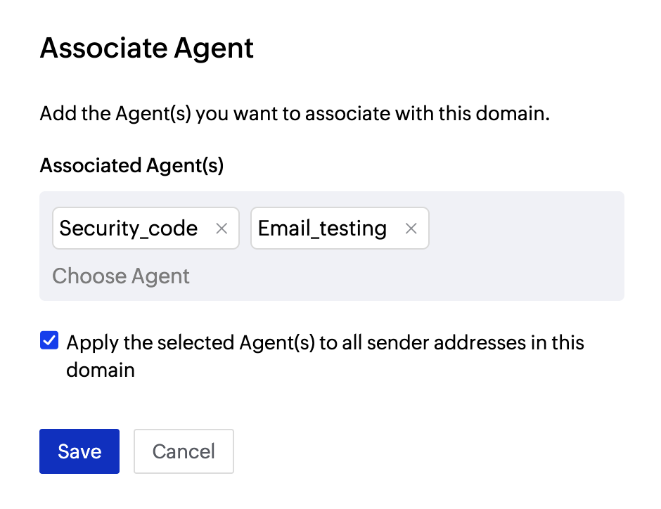 Add agents