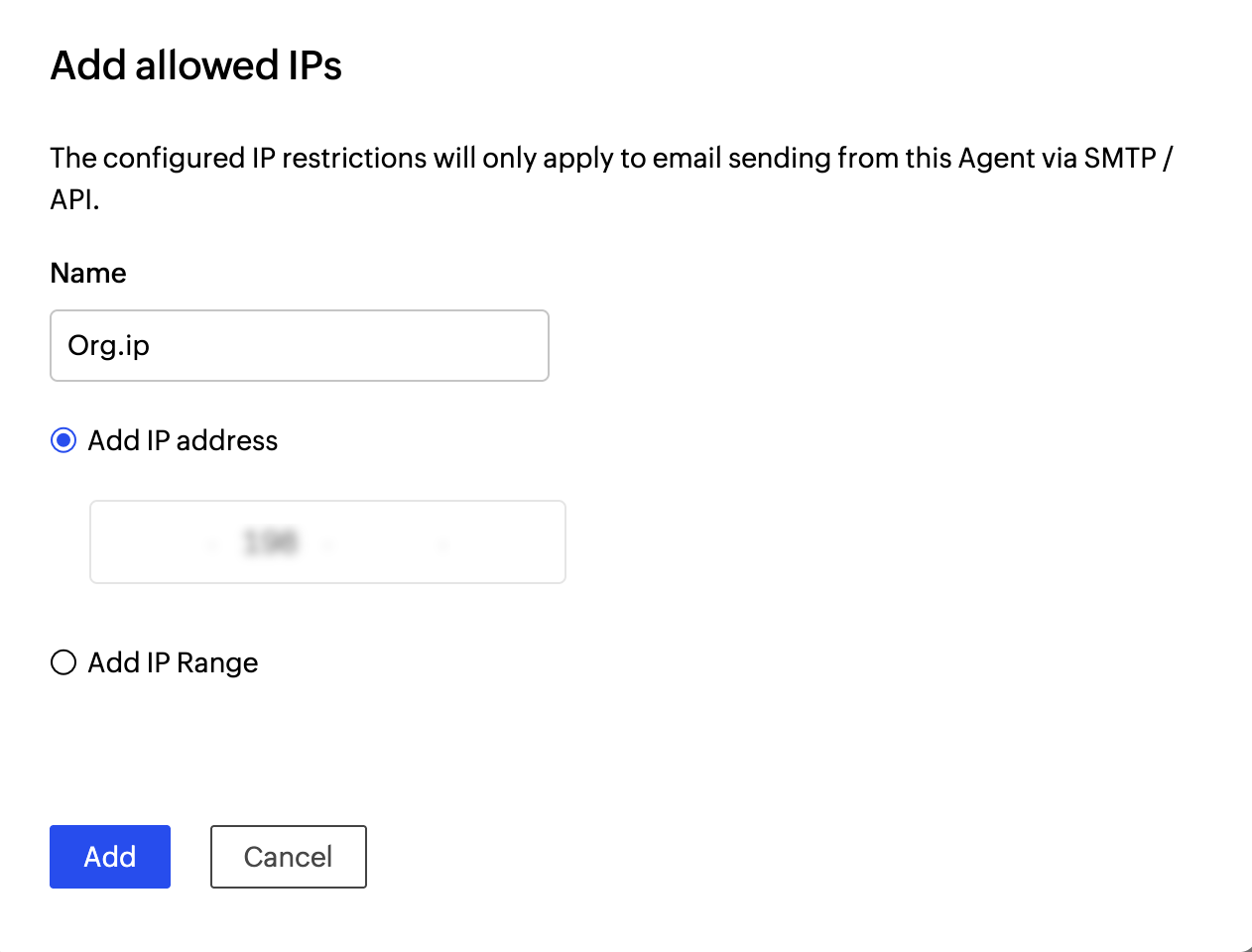 Add allowed IPs