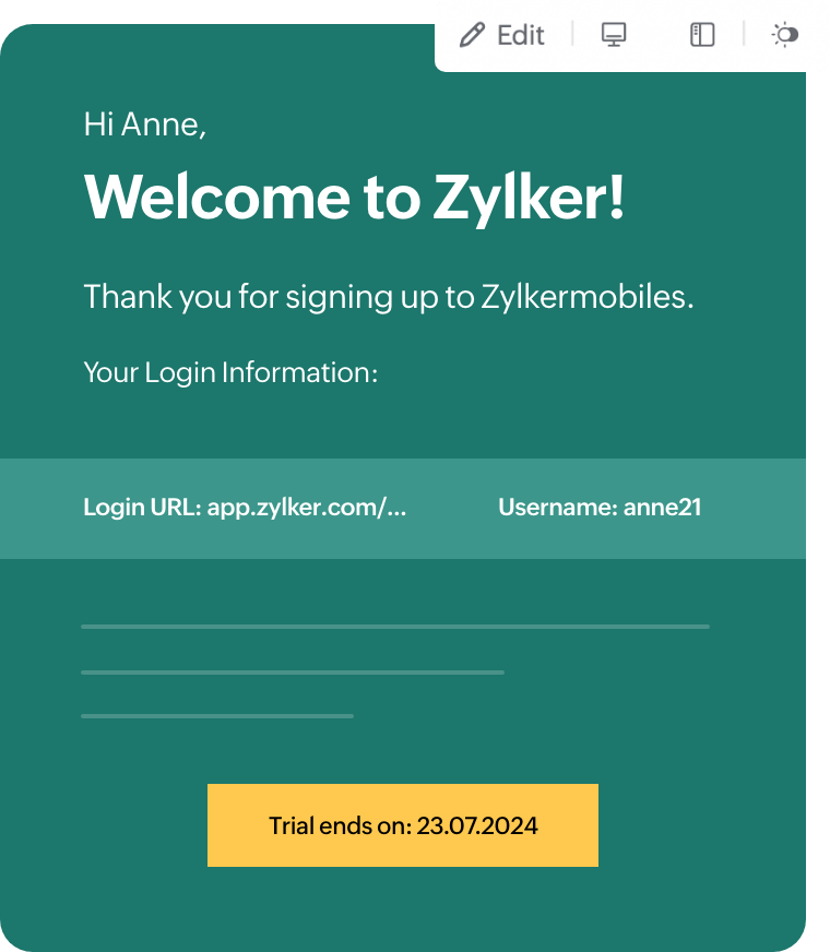 Email templates and attachment