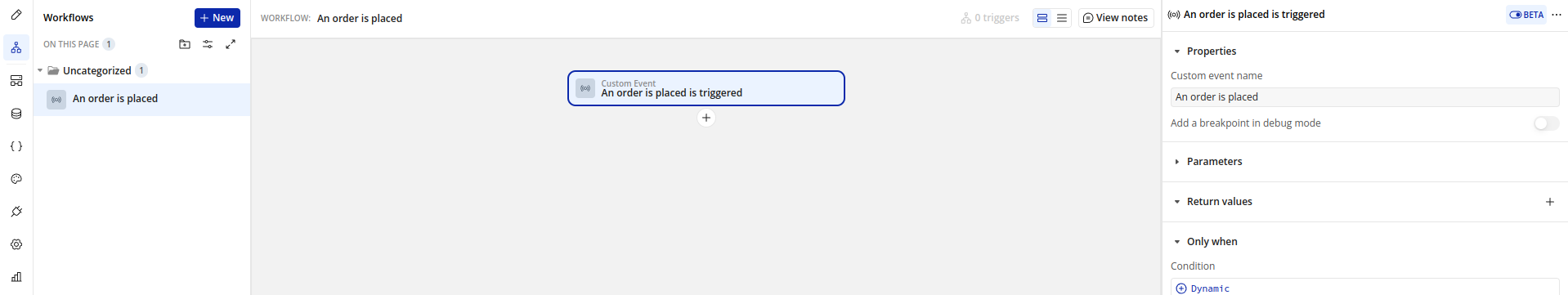 Custom workflow Custom workflow