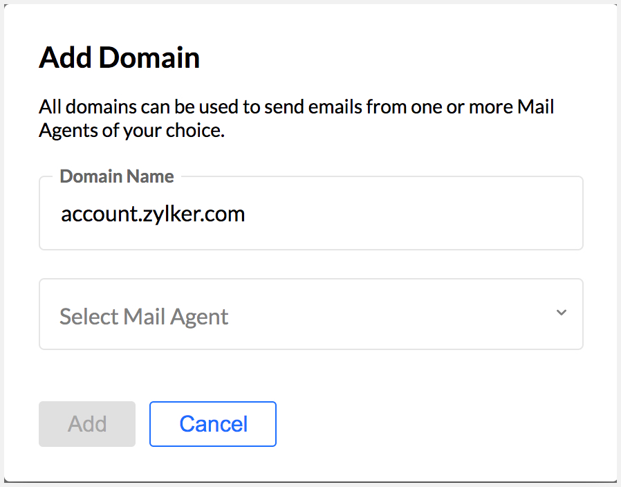 Add your Domain in transactional email system
