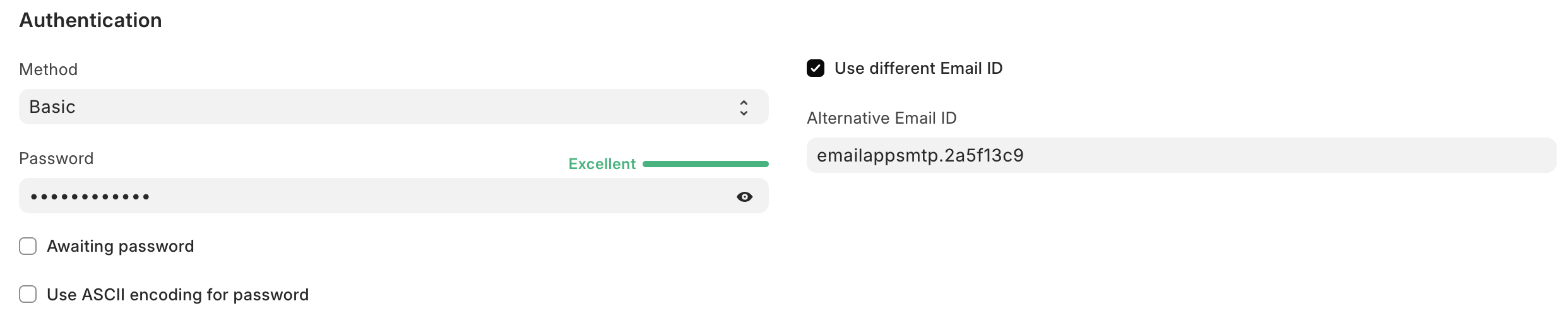authentication section 