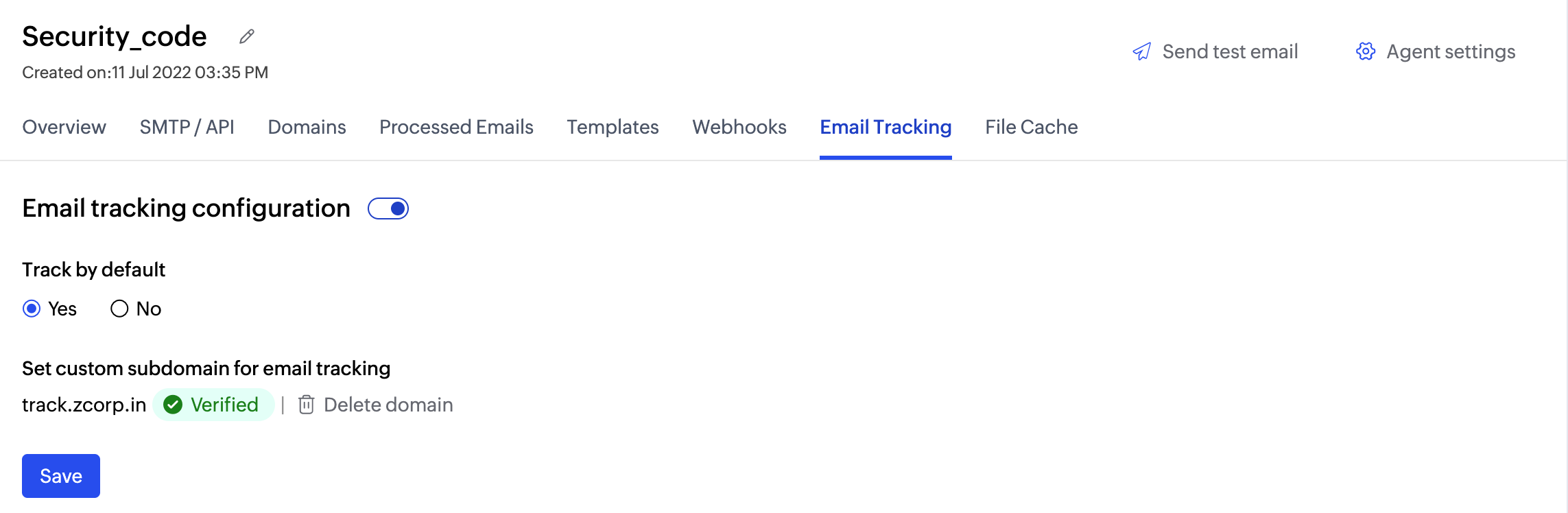 Email Tracking in ZeptoMail Email Tracking in ZeptoMail