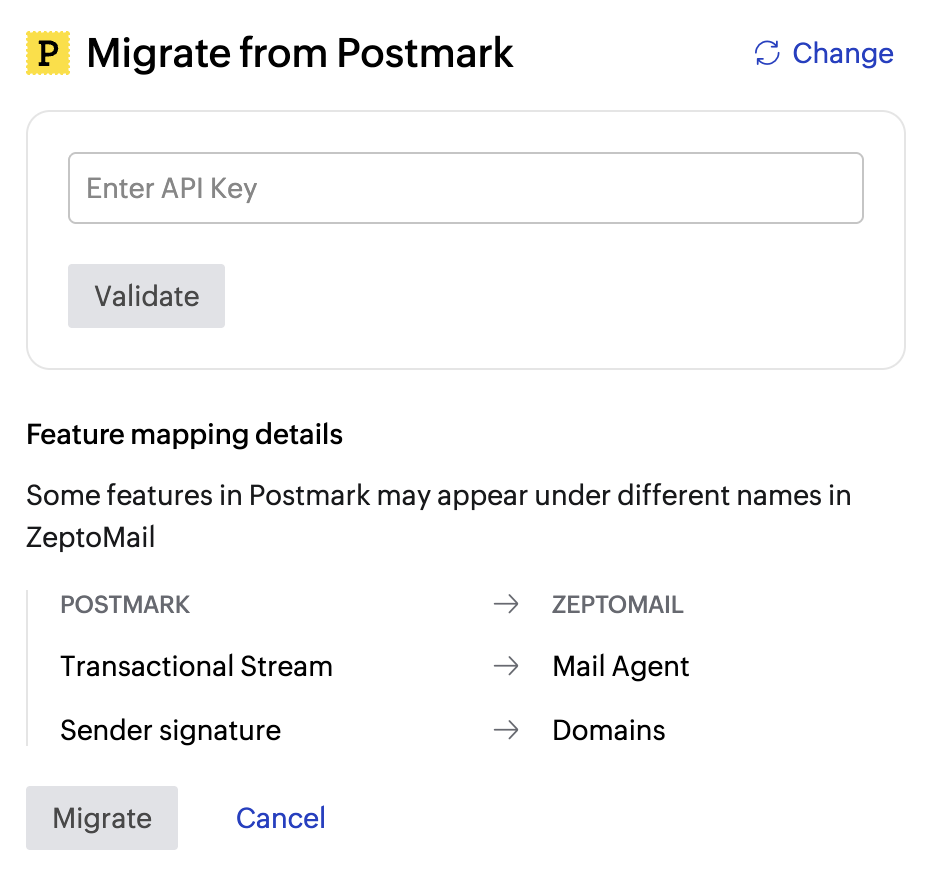Postmark migration confirmation