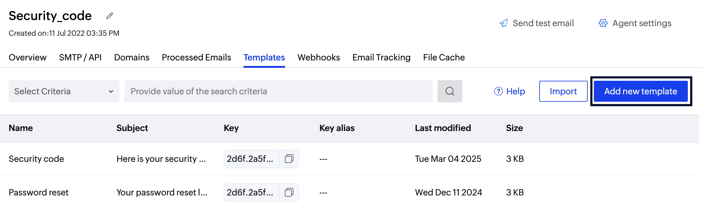 Add template Add template