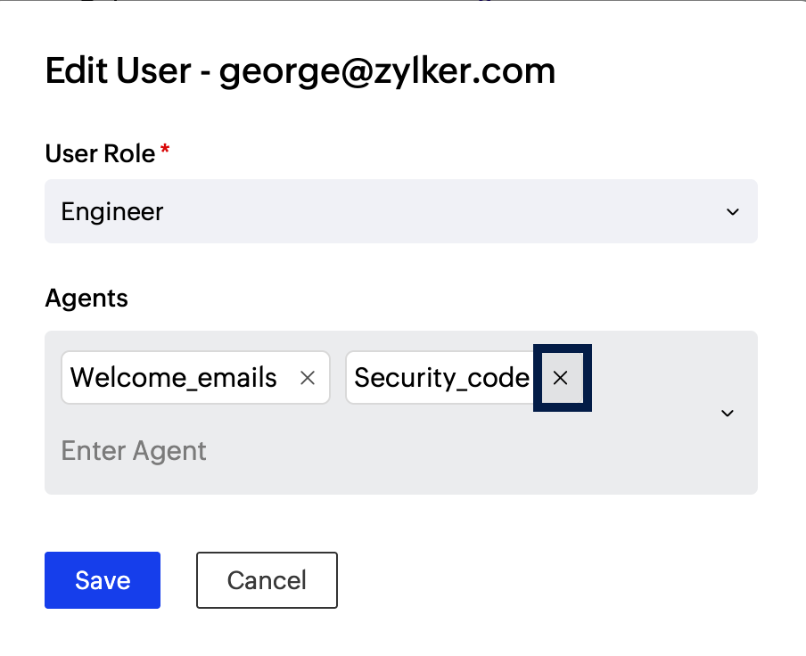 Remove agent Remove agent