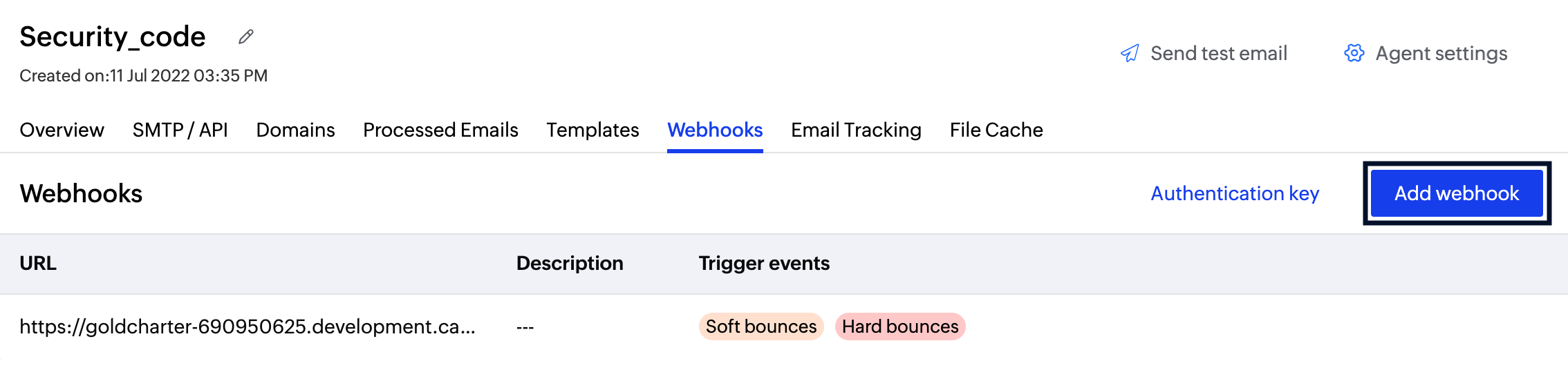 Add webhooks Add webhooks