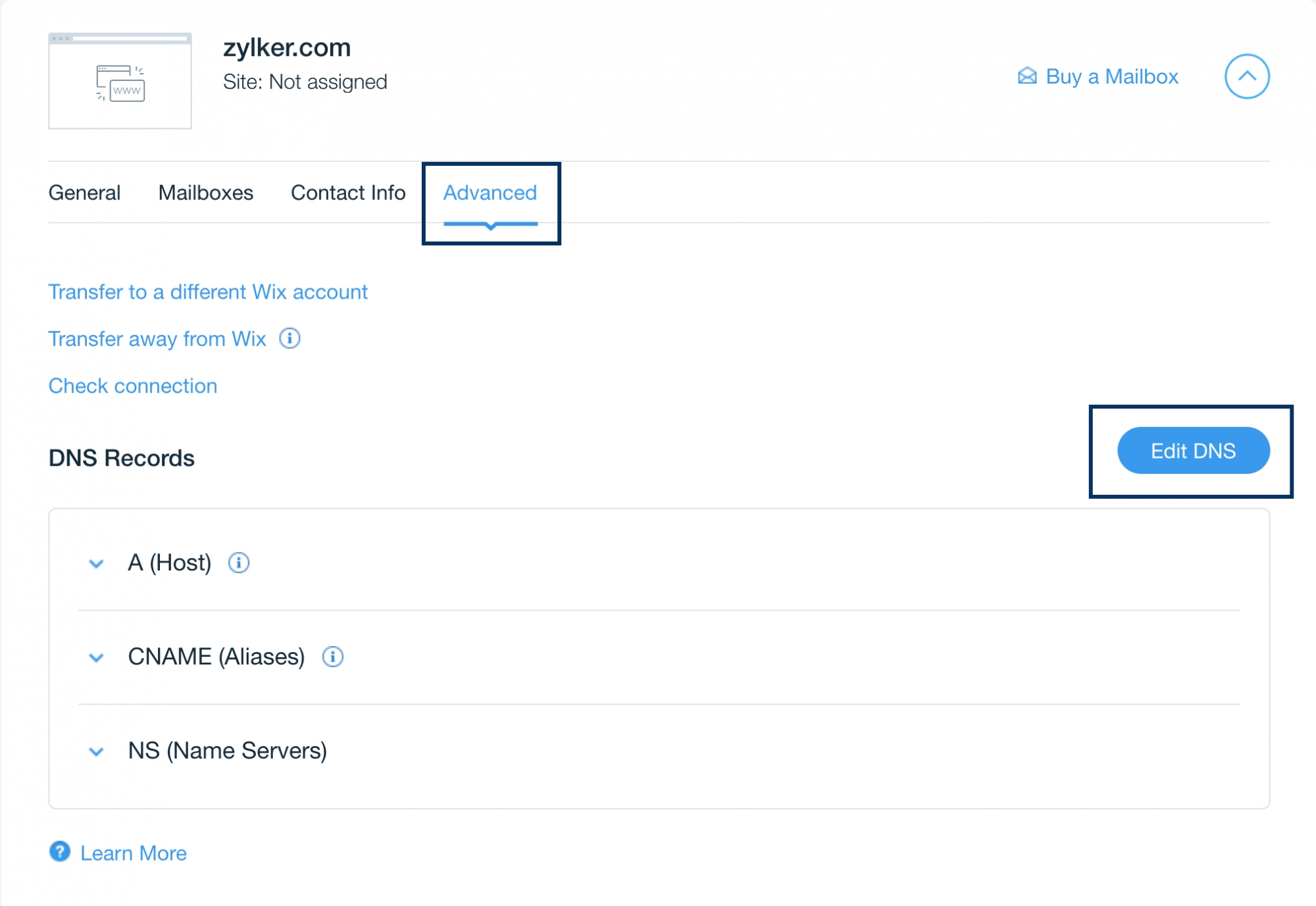 Configure Wix Hosted Domains In ZeptoMail Zoho ZeptoMail configure-wix-hosted-domains-in-zeptomail-zoho-zeptomail