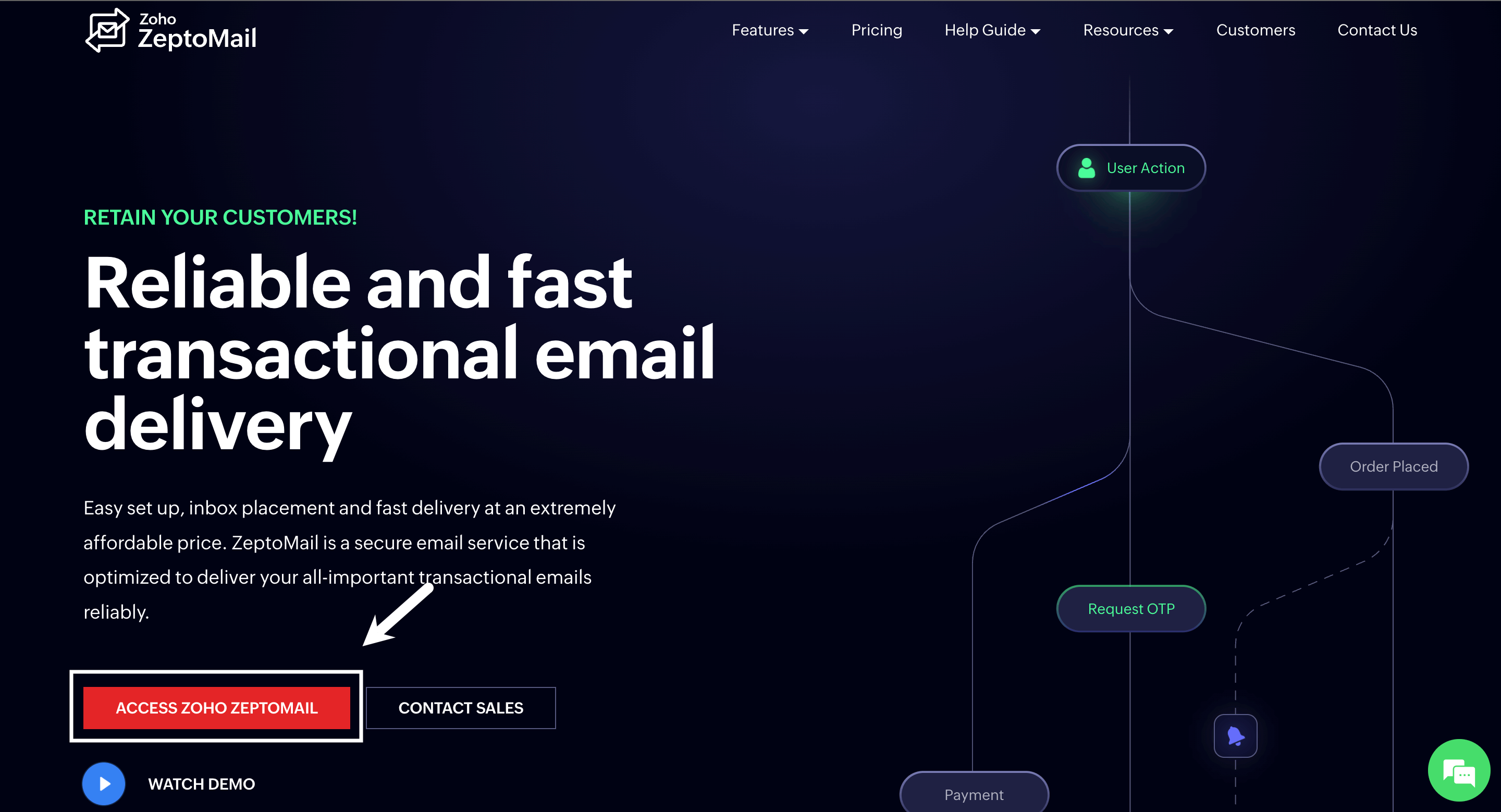 Access ZeptoMail for existing users