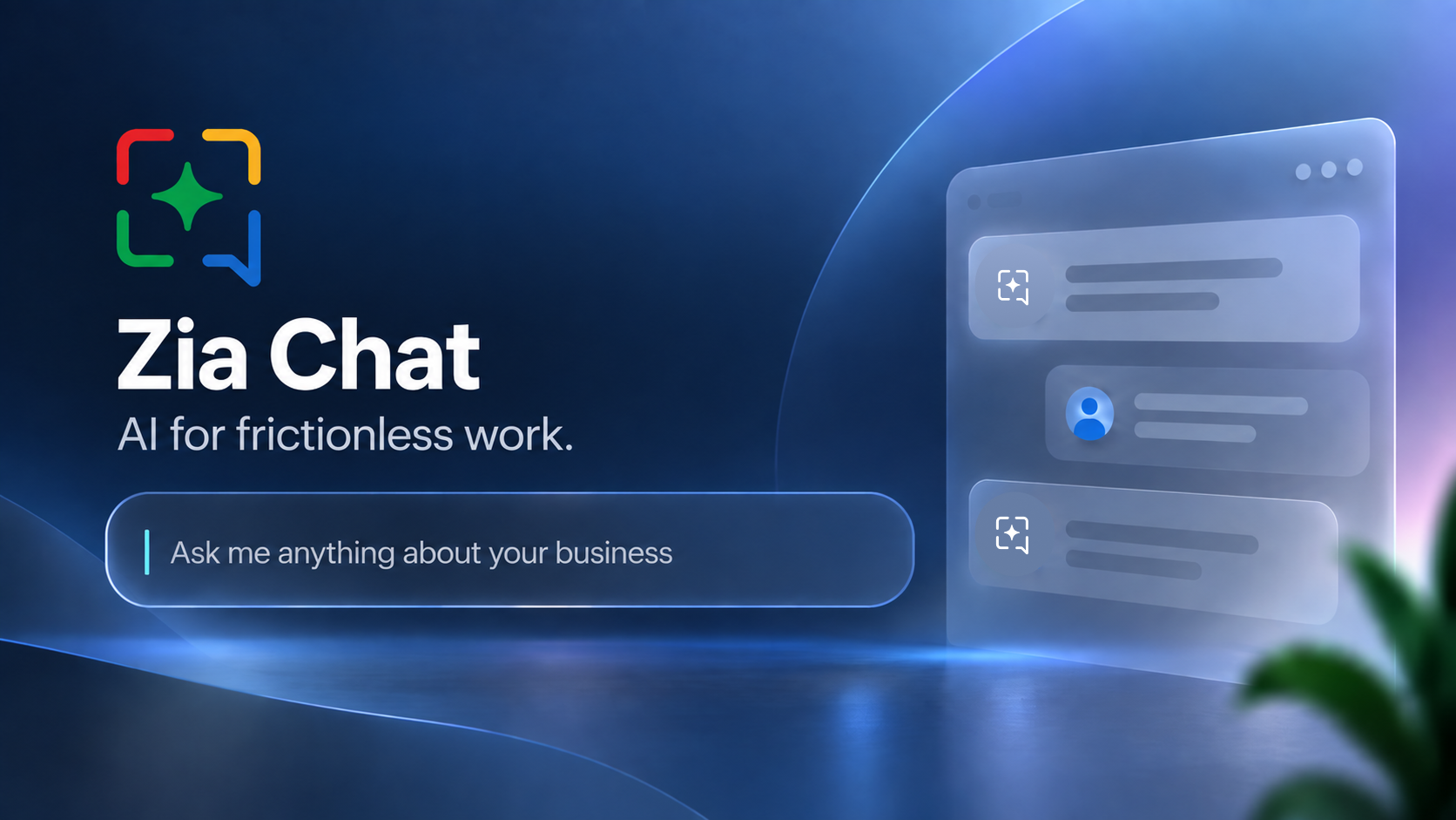 zoho nvidia partnership Zia Chat interface