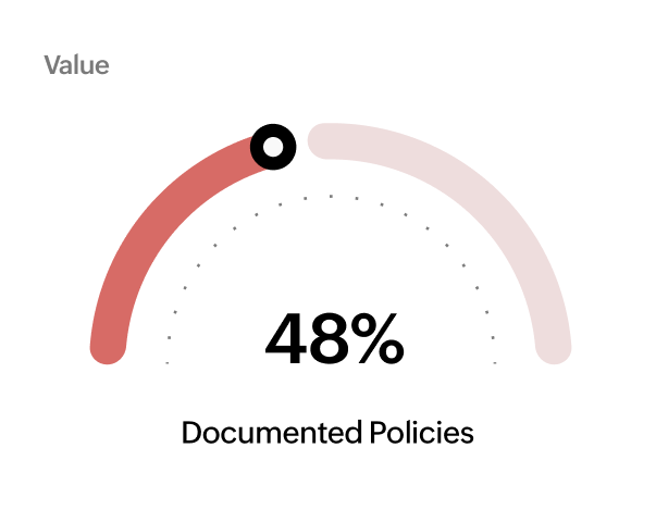 Documented Policies 48%