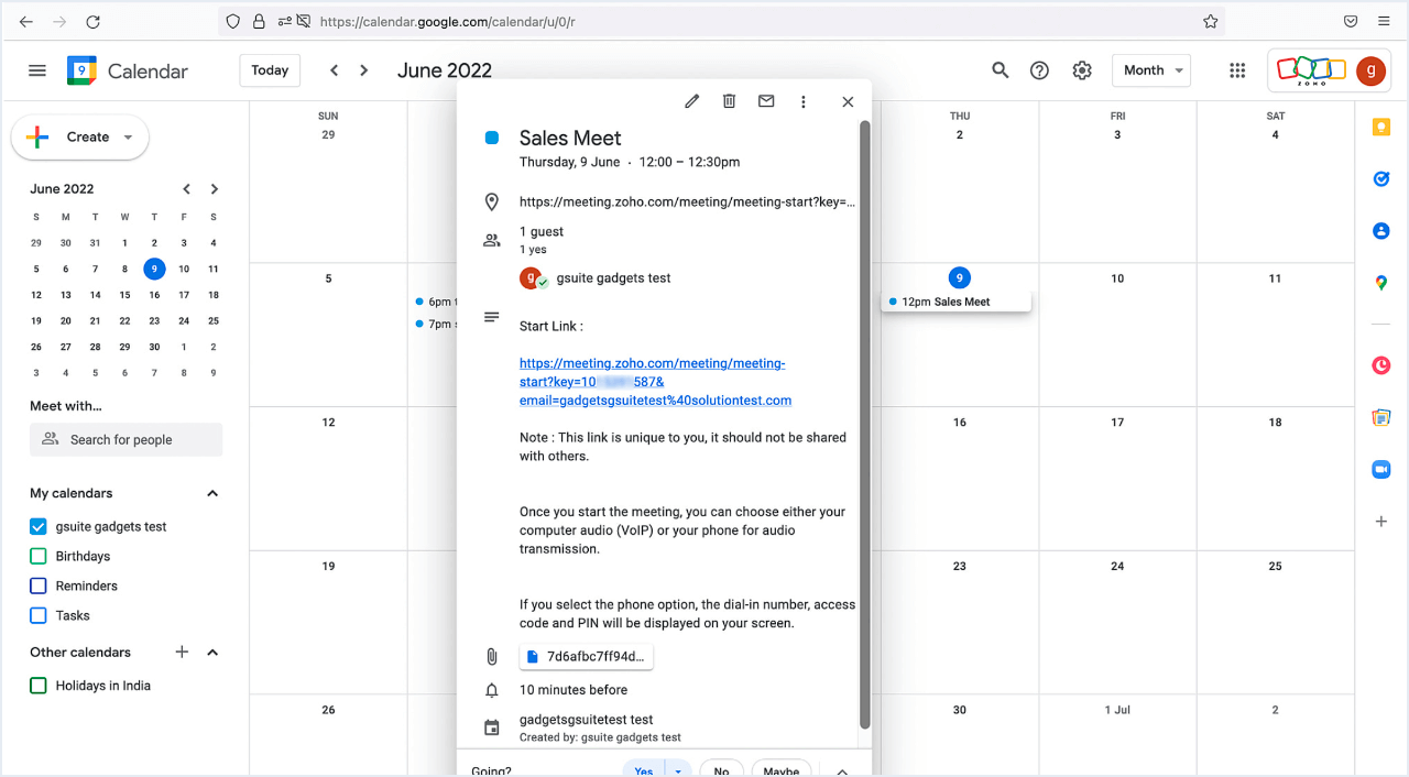 Auto Sync Meetings to Your Google Calendar
